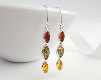 gemstone earrings modern jewellery small amber earrings amber jewellery Genuine amber stone studs amber stud earrings amber earrings