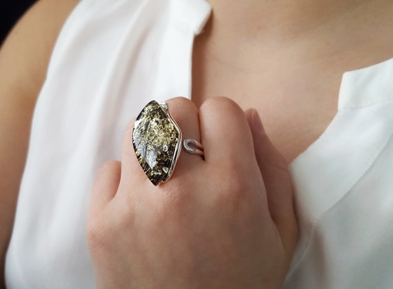 Etsy amber shop ring