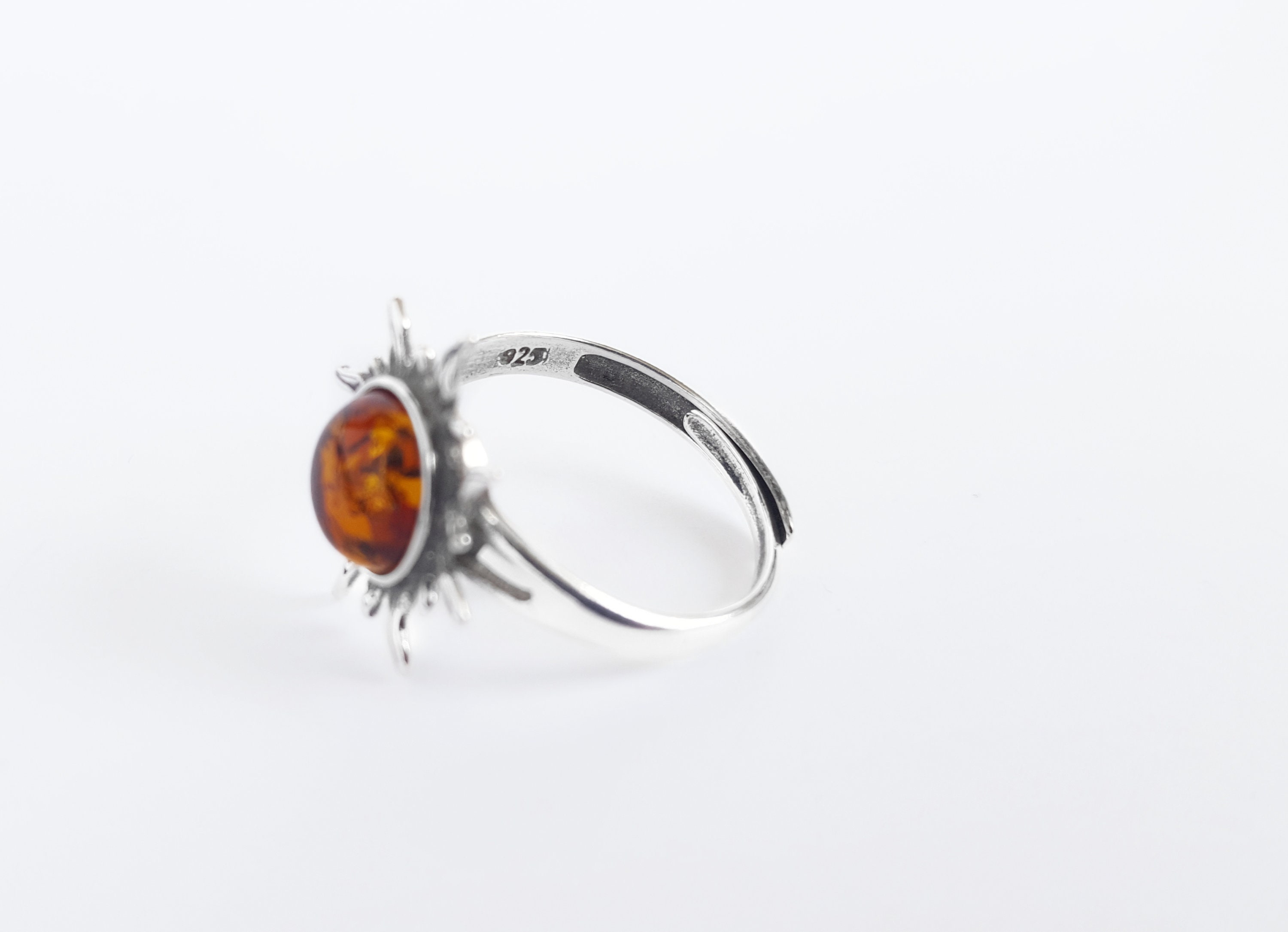 Amber sun ring sale