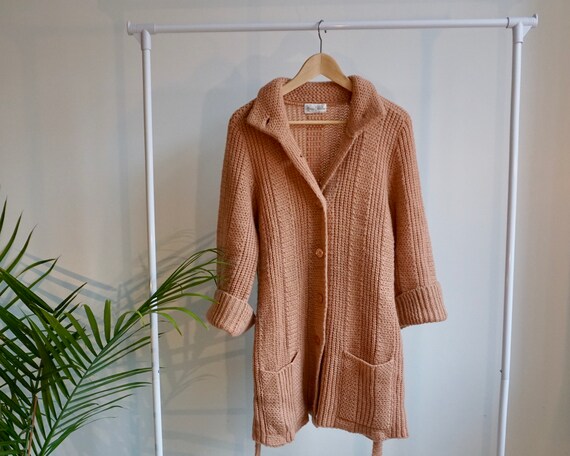 Vintage Rose Sweater Coat