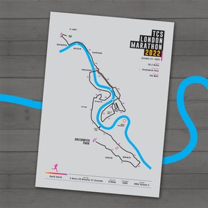 2022 London Marathon - Personalised Print