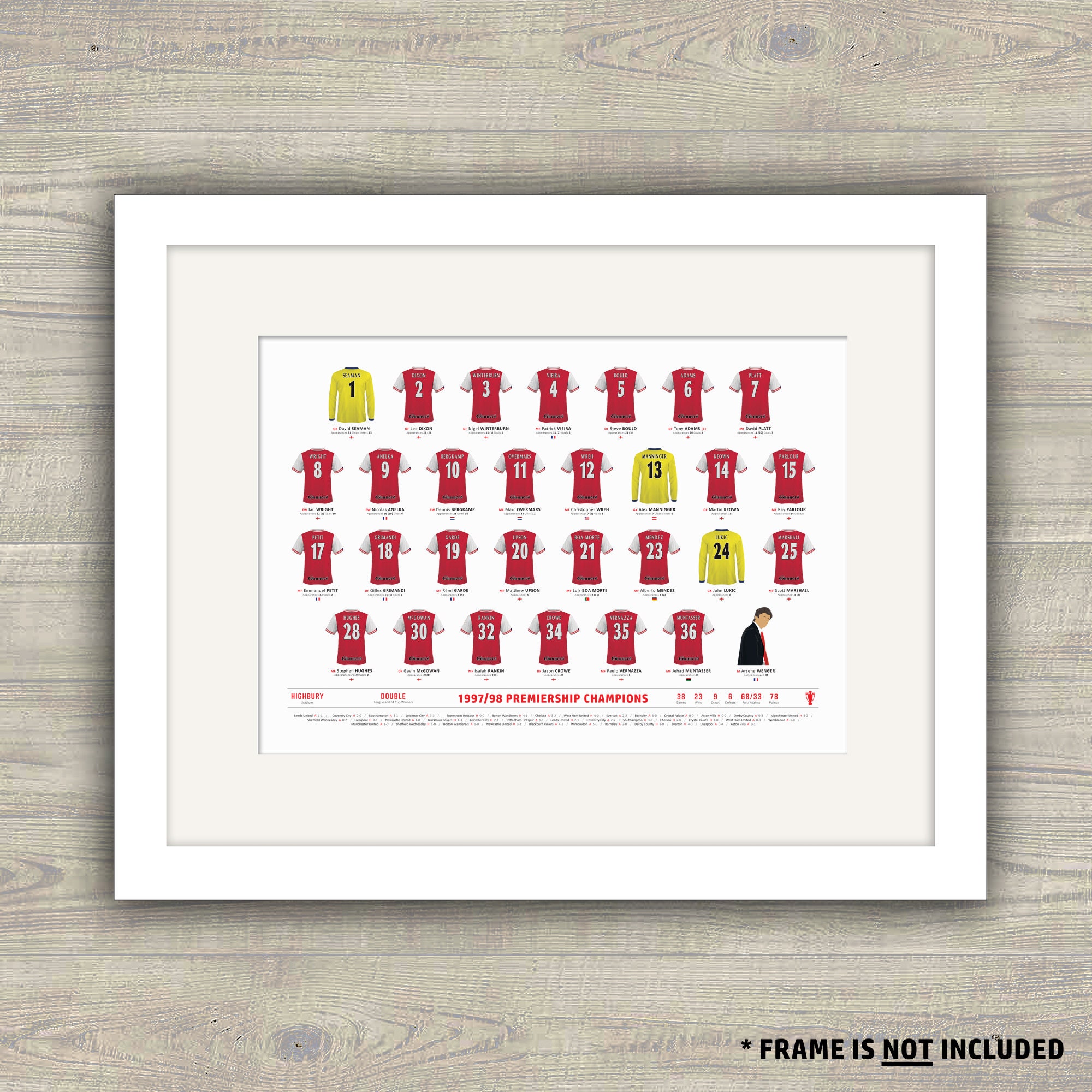 1998 - Arsenal 1997/1998 Premiership Champions Presentation