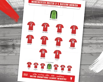 1999 - Manchester United V Bayern Munich 1999 Champions League