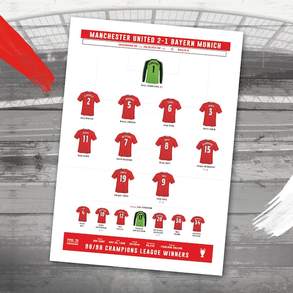 1999 - Manchester United V Bayern Munich 1999 Champions League