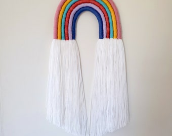 Große, helle, bunte Regenbogen / perfekt für Kinderzimmer / Wohnzimmer / oder Schlafzimmer Wandbehang / Regenbogen Wandbehang / Regenbogen-Wand-Dekor /