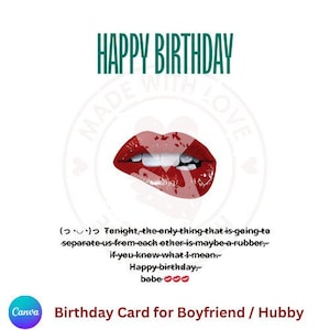 Husband Birthday Card | Birthday Card For Boyfriend or Husband | Boyfriend Birthday Gift | Anniversary Card | Husband gift ideas
