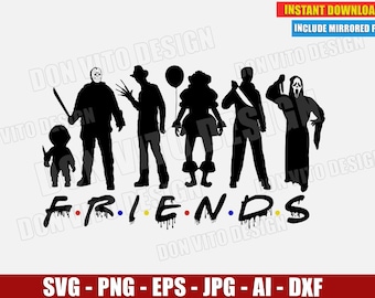 Free Free 263 Friends Horror Shirt Svg SVG PNG EPS DXF File