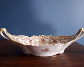 Antique Hand Painted Porcelain Nippon Serving Dish