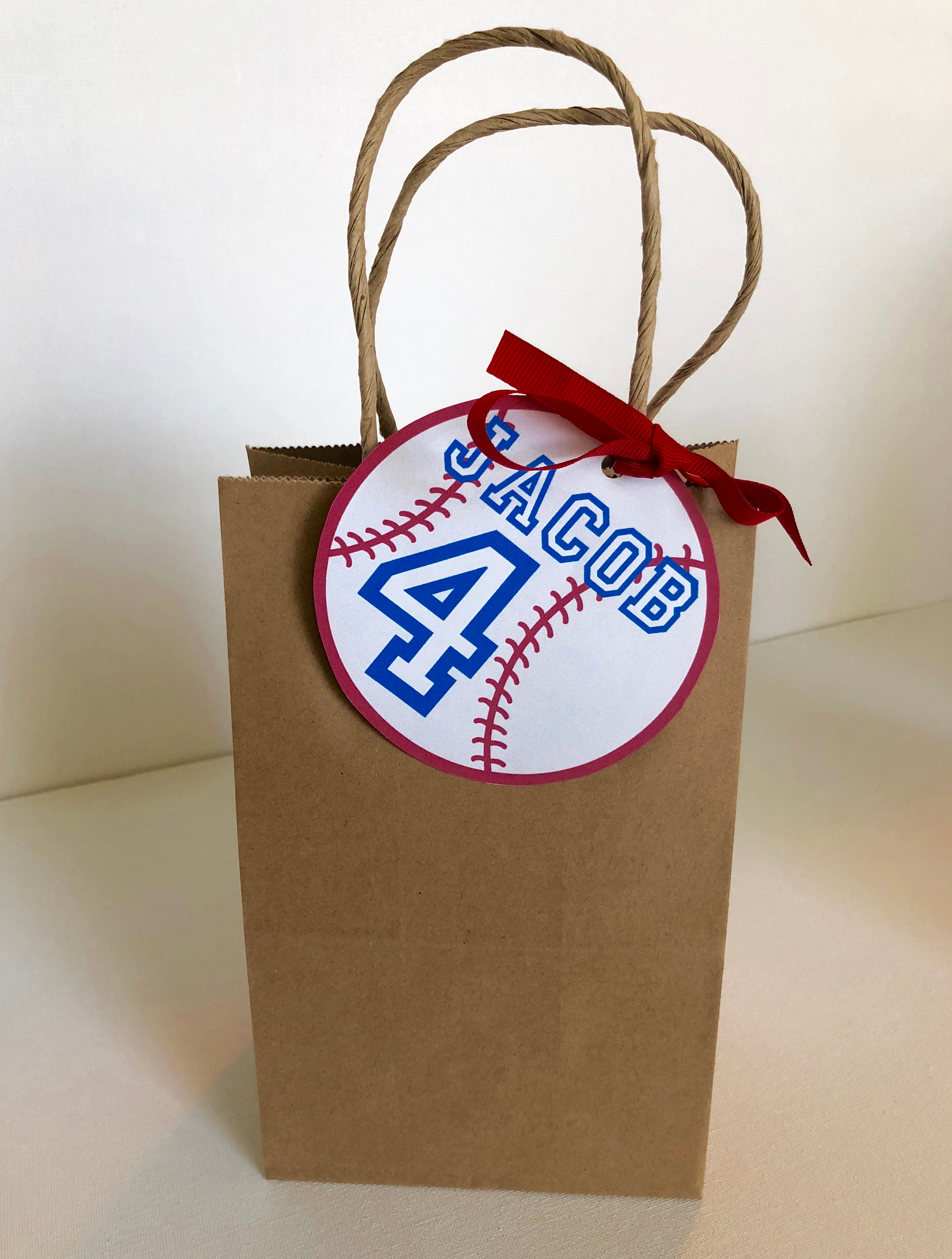 Baseball Bag Tag Digital/Selfprint Etsy