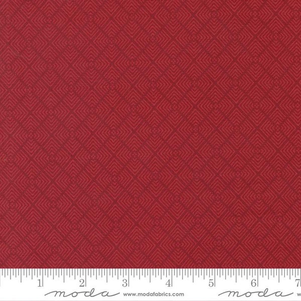 Old Glory Liberty Square Blenders in Red by Lella Boutique for Moda Fabrics 44 inches wide 100% Cotton Quilting Fabric MD-5203-15