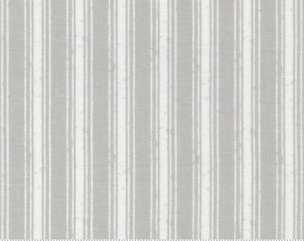 Old Glory Rural Stripes in Silver by Lella Boutique for Moda Fabrics 44 inches wide 100% Cotton Quilting Fabric MD-5205-12