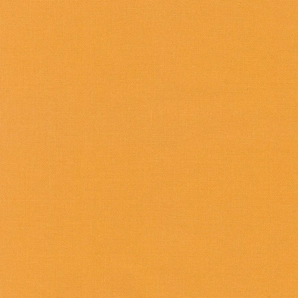 Kona Butterscotch Orange Yellow solid by Robert Kaufman 43 inches wide 100% Cotton Fabric Kona-Butterscotch K001-349