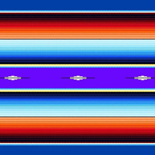 Fiesta Royal Blue Serape Stripe by Elizabeth Studio 44 inches wide 100% Cotton Quilting Fabric ES-545 Royal