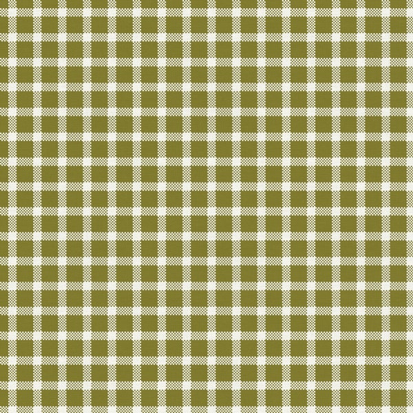 Buffalo Check Windowpane Moss Green by Paintbrush Studios 44 inches wide 100% Cotton Quilting Fabric PBS 120-22011