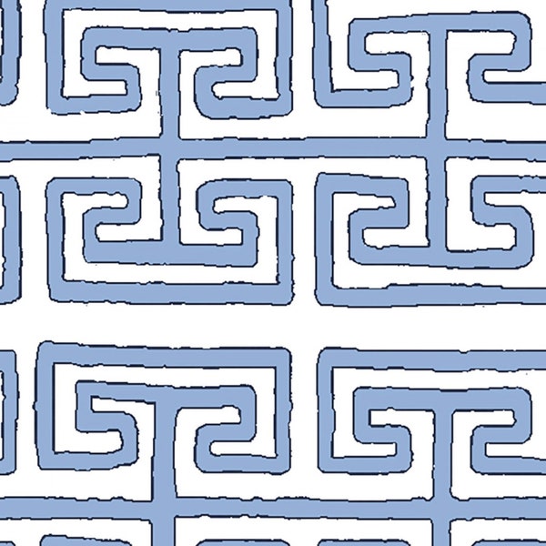 Greek Key Fabric Etsy
