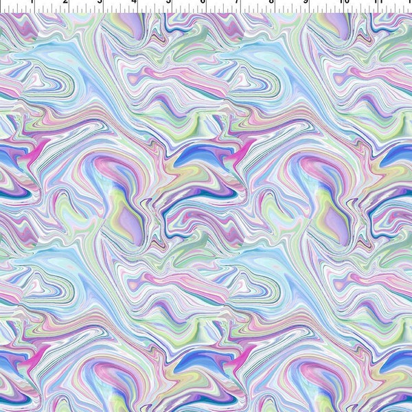 Unicorns Marble in Multi by Jason Yenter for In The Beginning Fabrics 44 inches wide 100% Cotton Quilting Fabric ITB-8UN-1