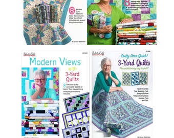 Quilting Making Books von Donna Robertson - Schnell und Spaß, Easy Peasy, Ziemlich Verflixt Schnell und Moderne Ansichten