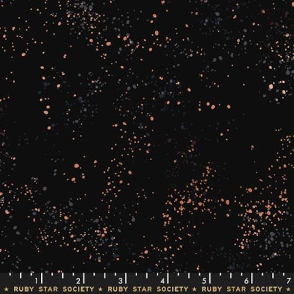 Speckled Metallic in Black Gold by Ruby Star Society for Moda Fabrics 44 inches wide 100% Cotton Quilting Fabric MD RS5027-61M