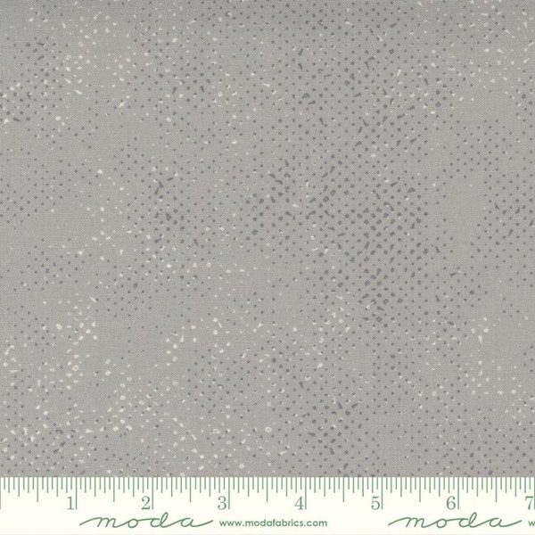 Spotted Dots Solid in Stone Grey by Zen Chic for Moda Fabrics 44 inches wide 100% Cotton Quilting Fabric MD-1660-168