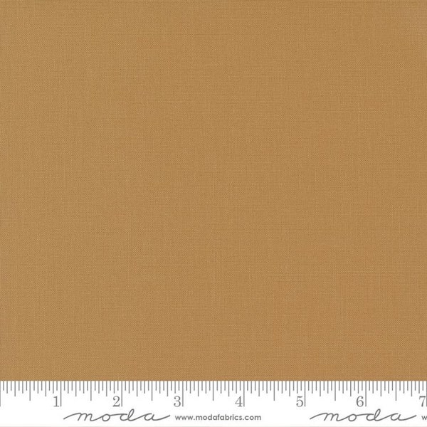 Bella Solids in Fig Tree Wheat Tan by Moda Fabrics 44 inches wide 100% Cotton Quilting Fabric MD-9900-68