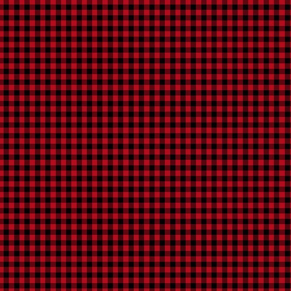 Gnome for the Holidays Check Plaid in Red by Gail Cadden Timeless Treasures 44 inches wide 100% Cotton Quilting Fabric TT-PLAID-CD5576-RED