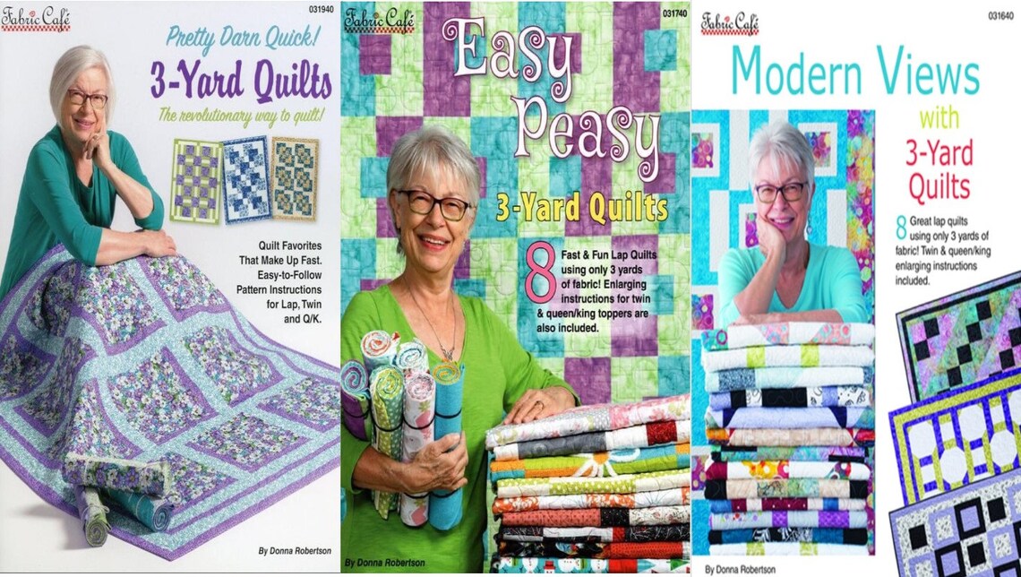 Quilting Making Books by Donna Robertson Fast and Fun Easy Etsy