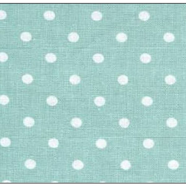 Spa Mint Green with White 1_8 inch Polka Dot Basic Pin by Timeless Treasures 44 inches wide 100% Cotton Fabric TT-C1820 Spa