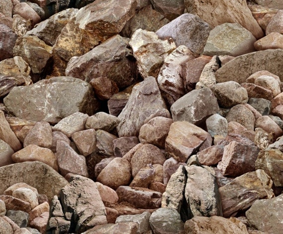 Boulders Rocks In Brown Landscape, Brown Landscape Fabric Canada