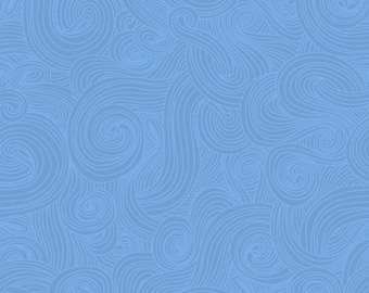 Chambray Blue Swirl Just Color! by Studio E 44 inches wide 100% Cotton Quilting Fabric SE 1351-Chambray