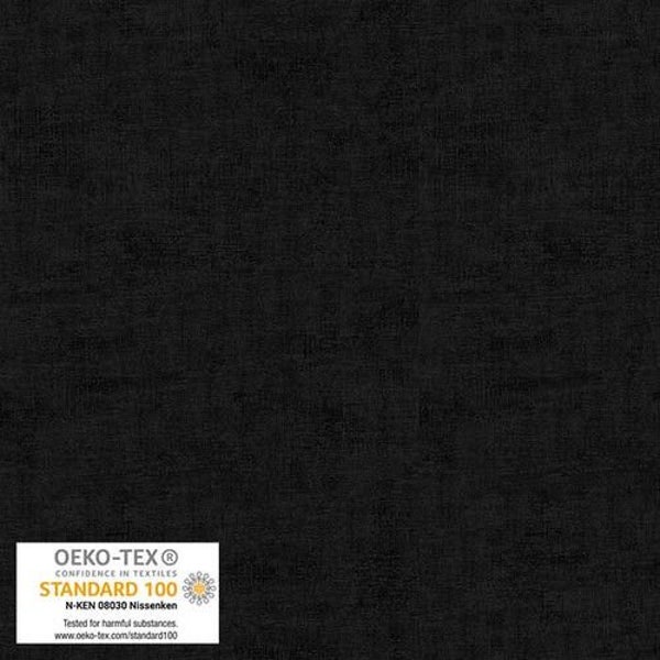 Melange Basic Tonal Blender in Black by Stof Fabrics for Blank Quilting 44 inches wide 100% Cotton Quilting Fabric BQ-S-MELANGE-4509-908