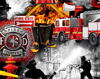 fire engine jersey fabric