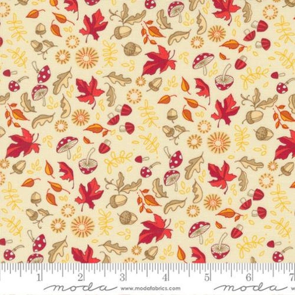 Forest Frolic Little Fall Fling in Cream by Robin Pickens for Moda Fabrics 44 inches wide 100% Cotton Quilting Fabric MD-48744-12