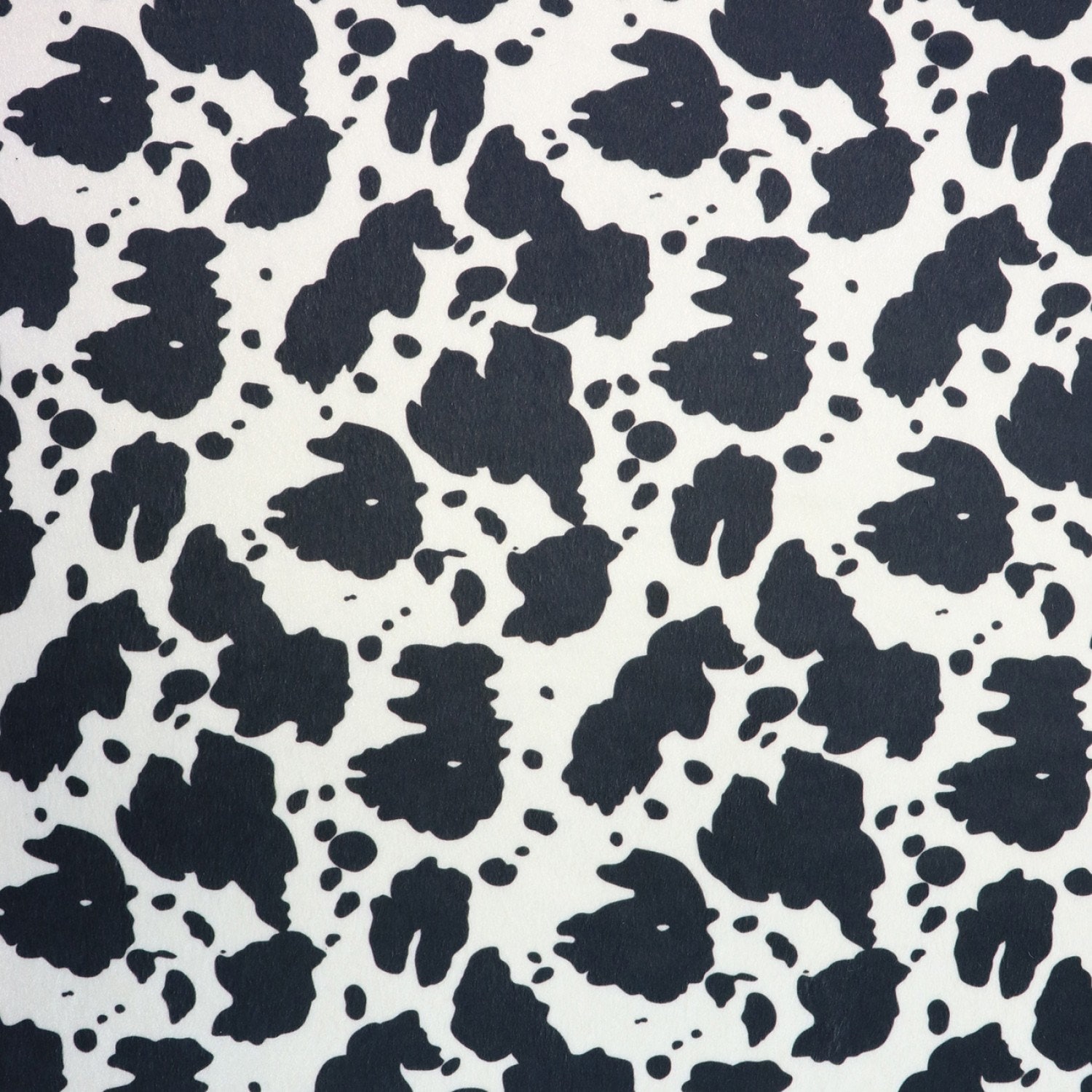 Kuh Schwarz Weiß Kunstfell von Sallie Tomato 25 Zoll breiter | Etsy