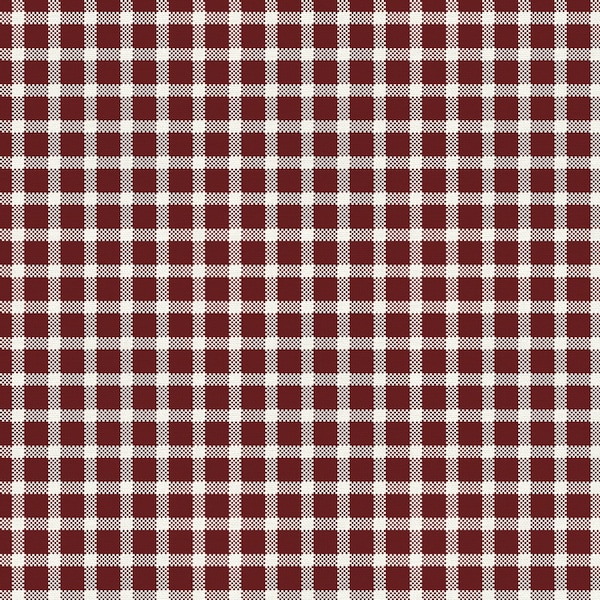 Buffalo Check Windowpane Burgundy in Paintbrush Studios 44 inches wide 100% Cotton Fabric PBS 120-22003