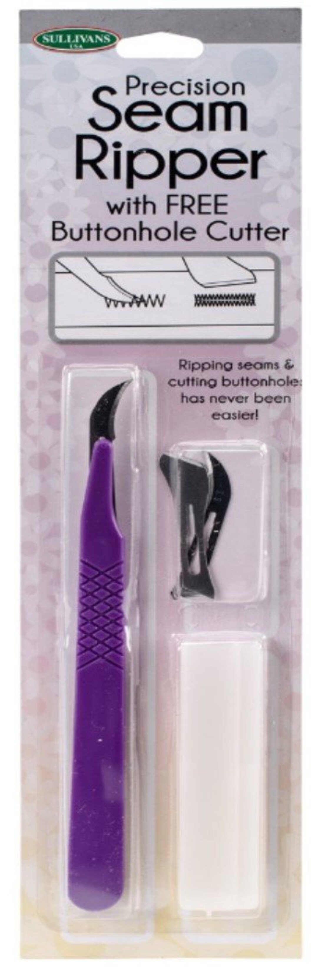 Seam Ripper With Buttonhole Cutter Precise by Sullivans Etsy