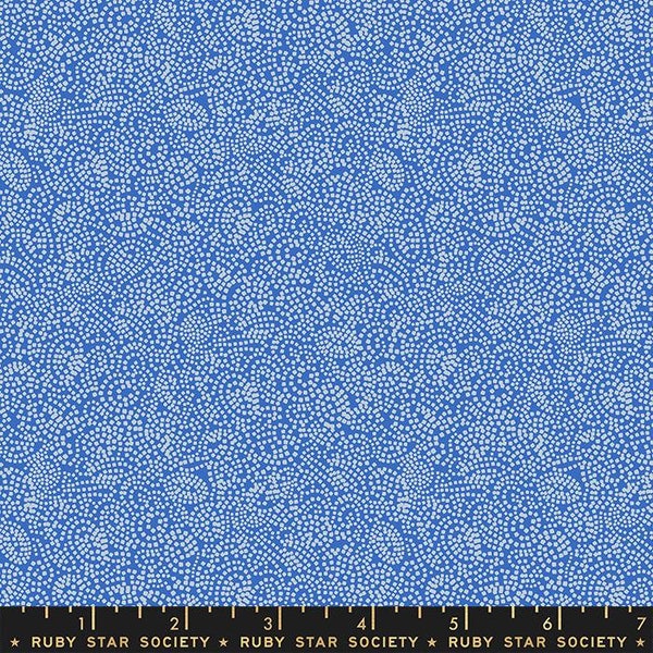 Water Pebble Dots Nature in Royal Blue by Ruby Star Society for Moda 44 inches wide 100% Cotton Quilting Fabric MD-RS5134-12