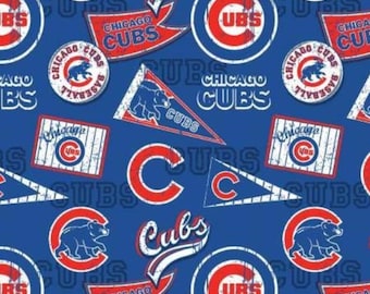 MLB Licensed Chicago Cubs Vintage 100% Cotton - Etsy 日本