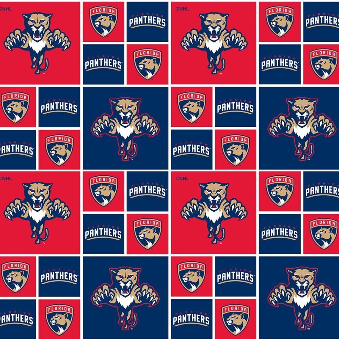 Florida Panthers NHL Hockey Box Design 45 Inches Wide 100 Etsy