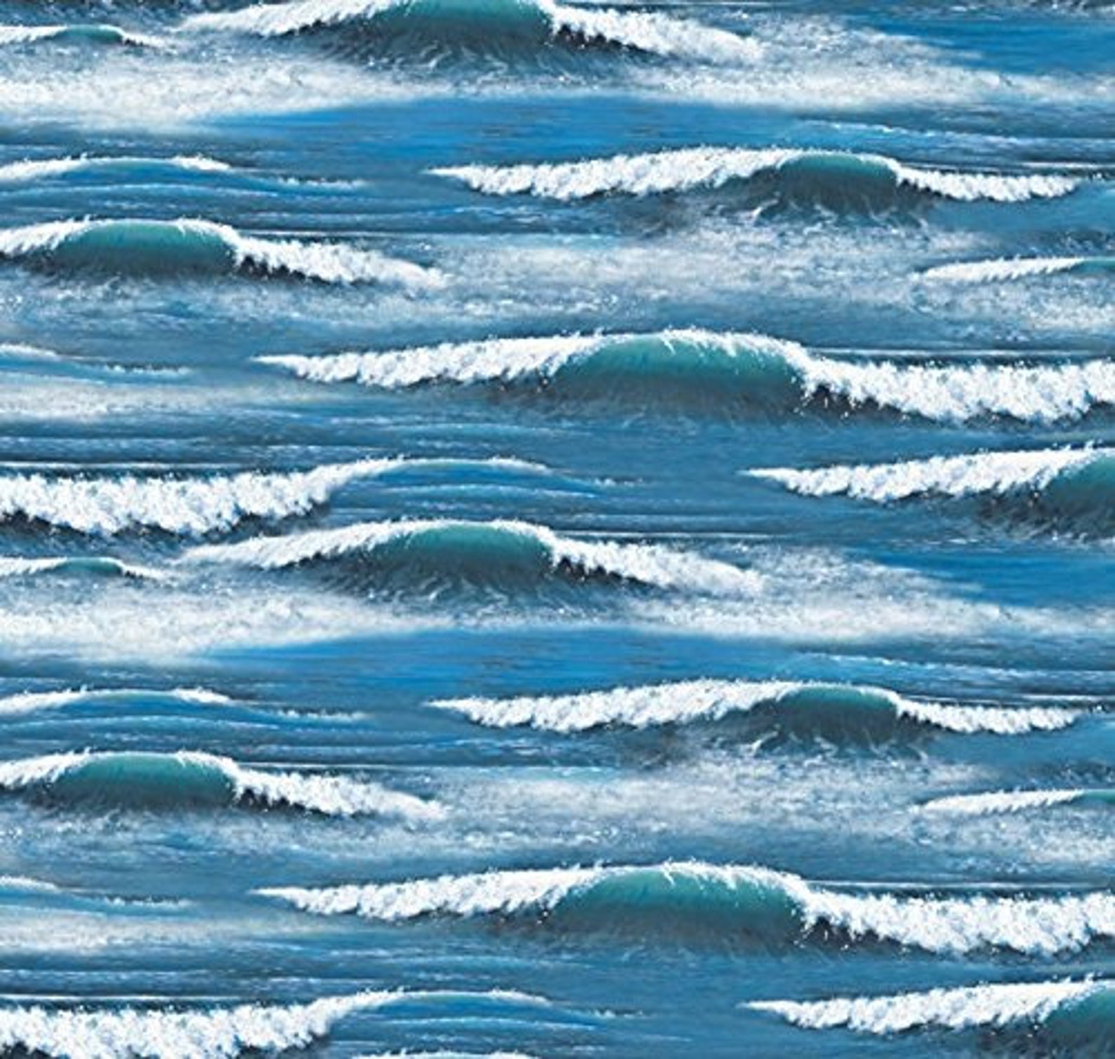 Ocean Waves Whitecaps Blue Water Landscape Medley by Etsy