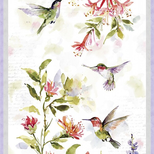 Hummingbird Fabric - Etsy