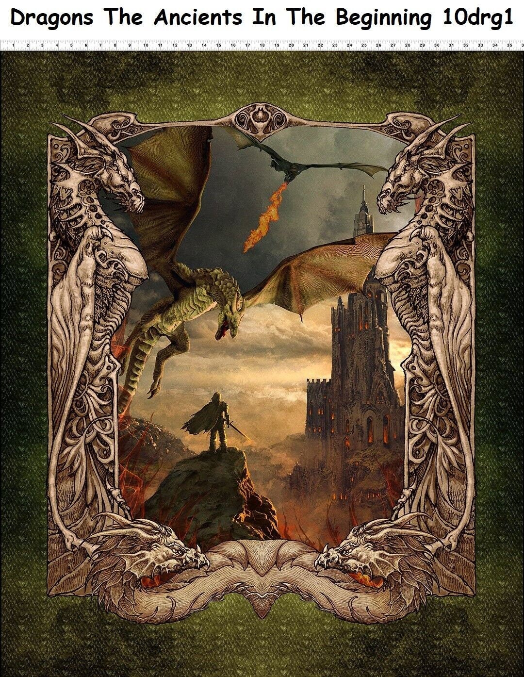 Dragons Scene in Multi Panel 36 by Jason Yenter for in the Beginning