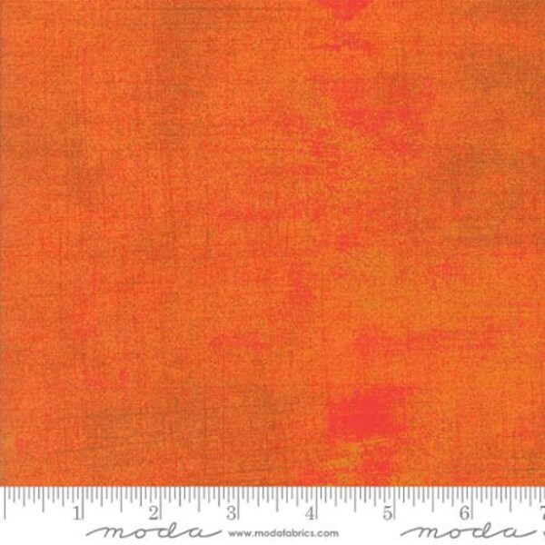 Grunge Basics in Russet Orange by BasicGrey for Moda Fabrics 44 inches wide 100% Cotton Quilting Fabric MD 30150-322