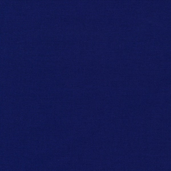 Kona Nightfall blue solid by Robert Kaufman 43 inches wide 100% Cotton Fabric Kona-Night-K001-140