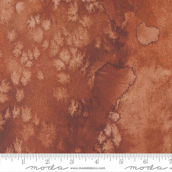 Desert Oasis Flow Basics in Red Wood Brown by Create Joy Project for Moda Fabrics 44 inches 100% Cotton Quilting Fabric MD-8433-82