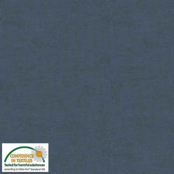 Melange Basic Tonal Blender in Midnight Navy by Stof Fabrics for Blank Quilting 44 inches 100% Cotton Quilting Fabric BQ-S-MELANGE-4509-610