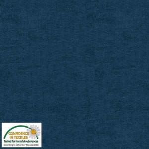 Melange Basic Tonal Blender in Royal Blue by Stof Fabrics for Blank Quilting 44 inches 100% Cotton Quilting Fabric BQ-S-MELANGE-4509-613