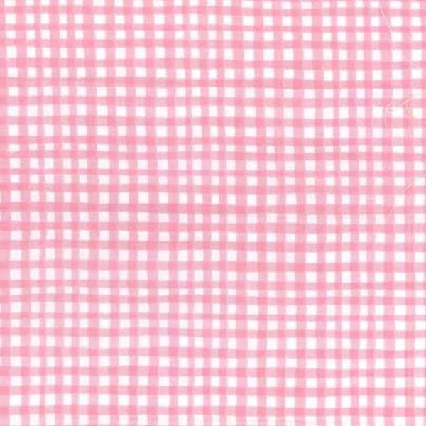 Gingham Play in Carnation Pink by Michael Miller 44 inches wide 100% Cotton Quilting Fabric MM-CX7161-CARN-D