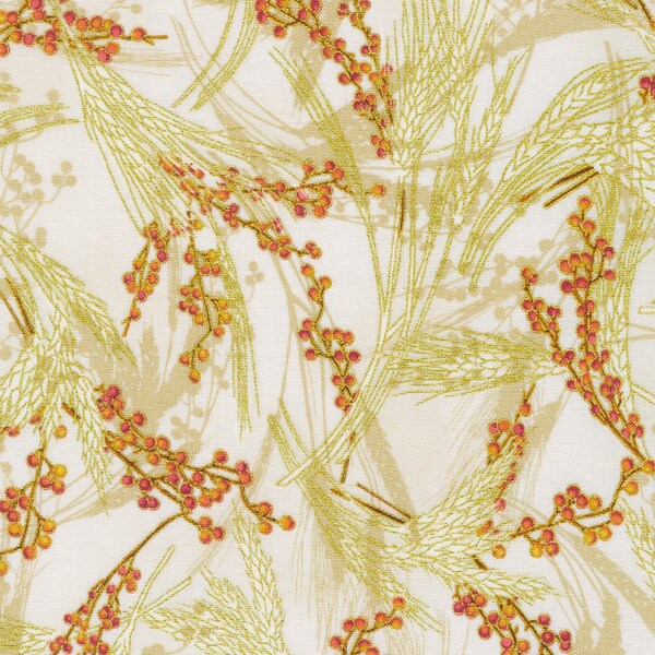 Autumn Fields Wheat in Wheat Cream by Robert Kaufman 44 inches wide 100% Cotton Quilting Fabric RK-SRKM-21575-158