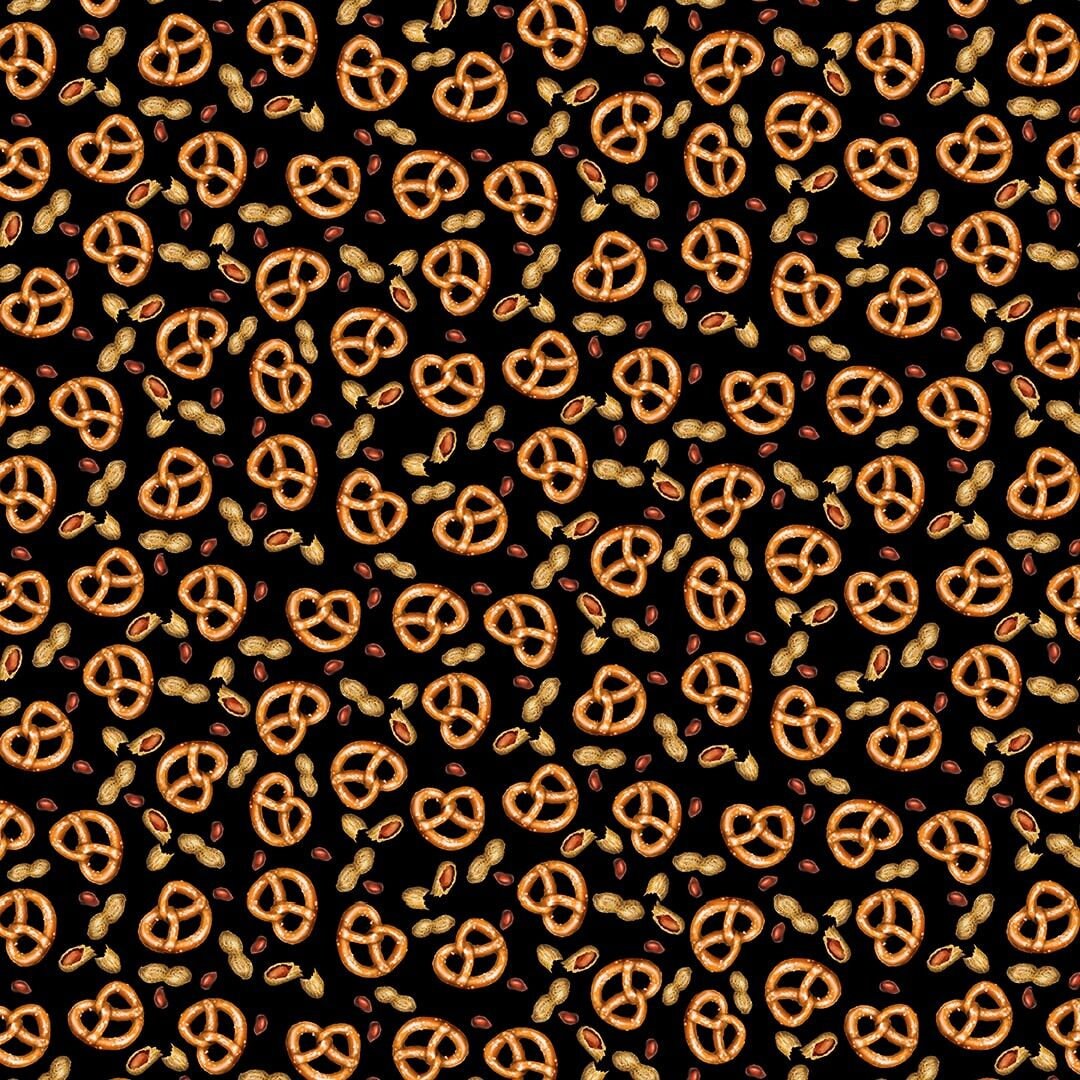 Game Night Pretzels and Peanuts in Black by Parisi for Henry