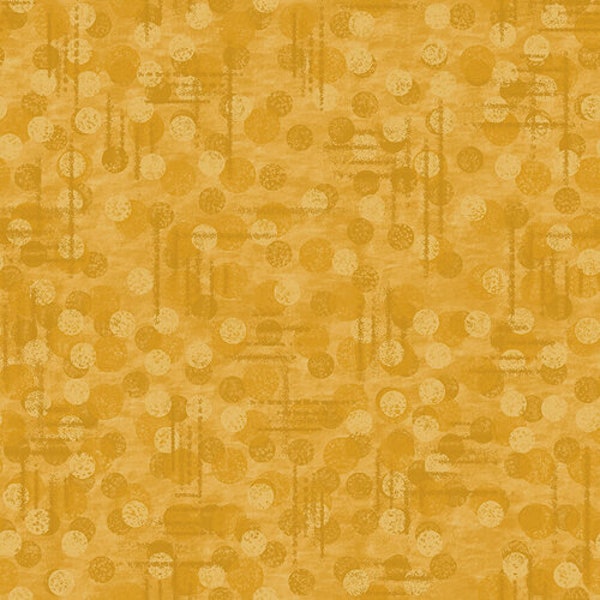 Gold Tonal Texture Blender Jot Dot II by Blank Fabrics 44 inches wide 100% Cotton Quilting Fabric BQ-9570-45 Gold